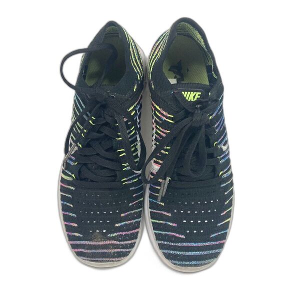 Nike Free RN Flyknit - Women's Sz 7 - Rainbow Running/Jogging Shoes - 831070-003 - Picture 4 of 10